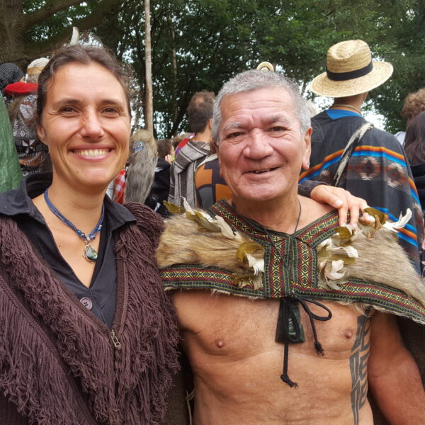 Maori toroa aperahama at Kiva gathering